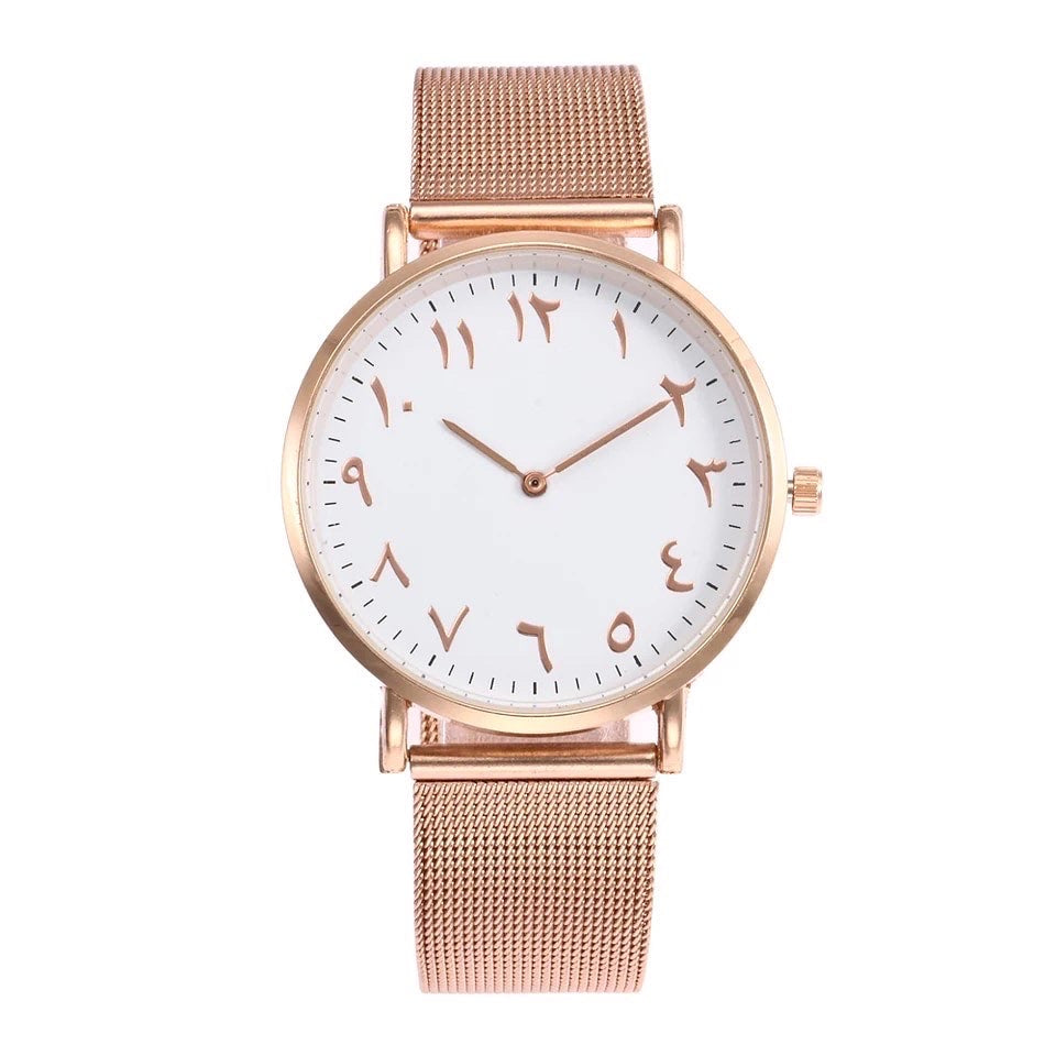 UNI sex Arabic numeral watch