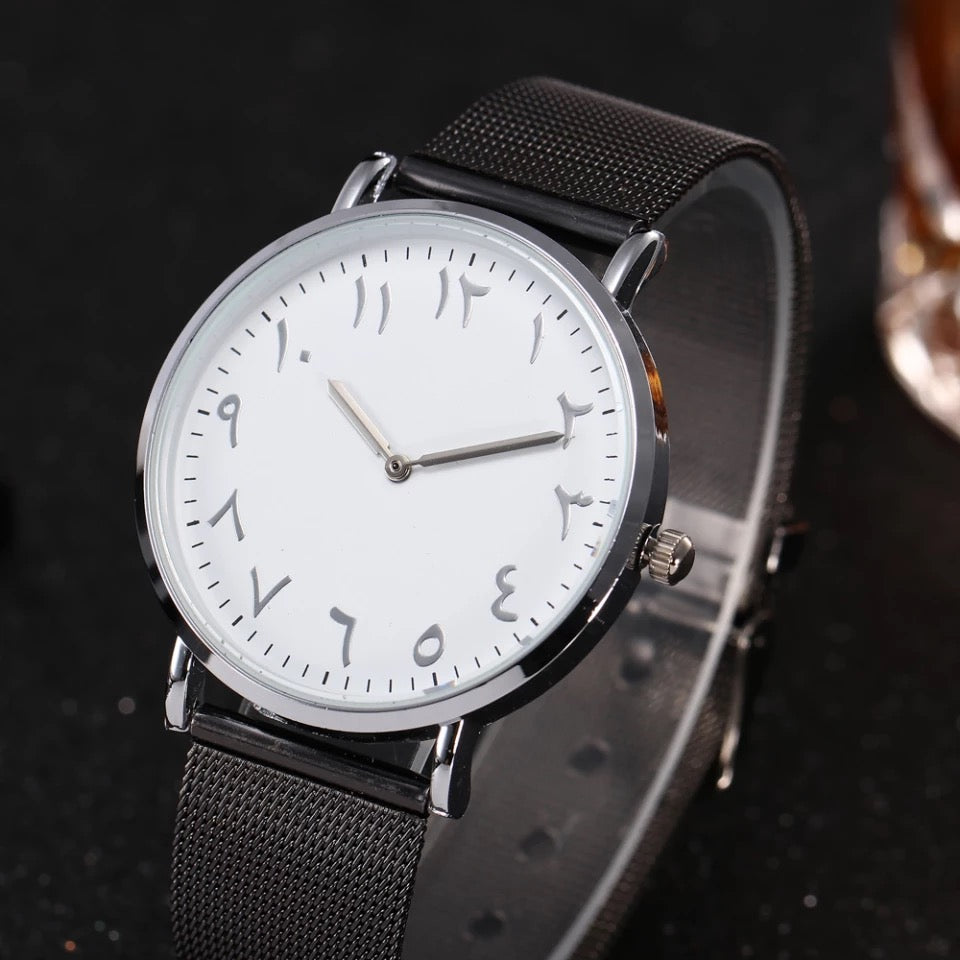 UNI sex Arabic numeral watch